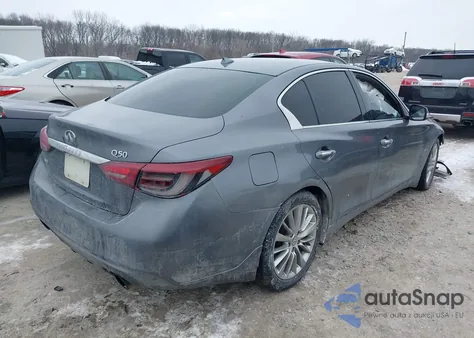 2020 Infiniti Q50 Luxe Awd z USA, uszkodzony, nr VIN JN1EV7AR5LM257121